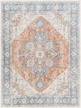 Surya Machine Washable Lillian Lll-2329 Orange Rug.