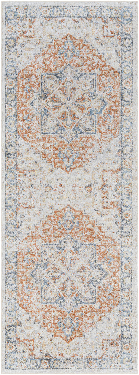 Surya Machine Washable Lillian Lll-2331 Orange Rug.