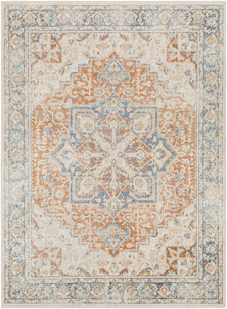 Surya Machine Washable Lillian Lll-2331 Orange Rug.