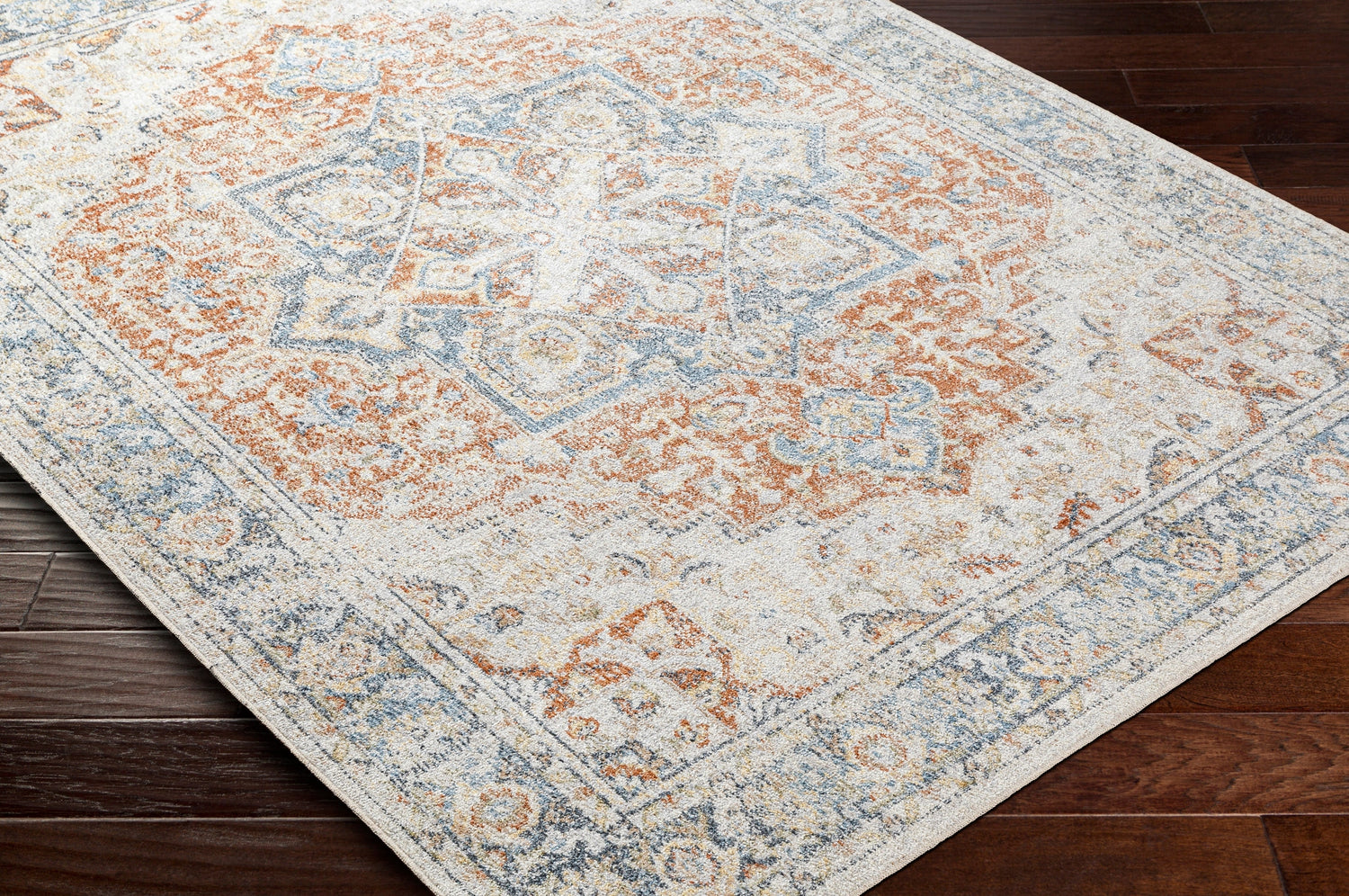 Surya Machine Washable Lillian Lll-2331 Orange Rug.