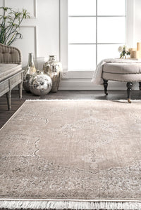 Nuloom Vintage Cantrell Nvi1631A Beige Area Rug