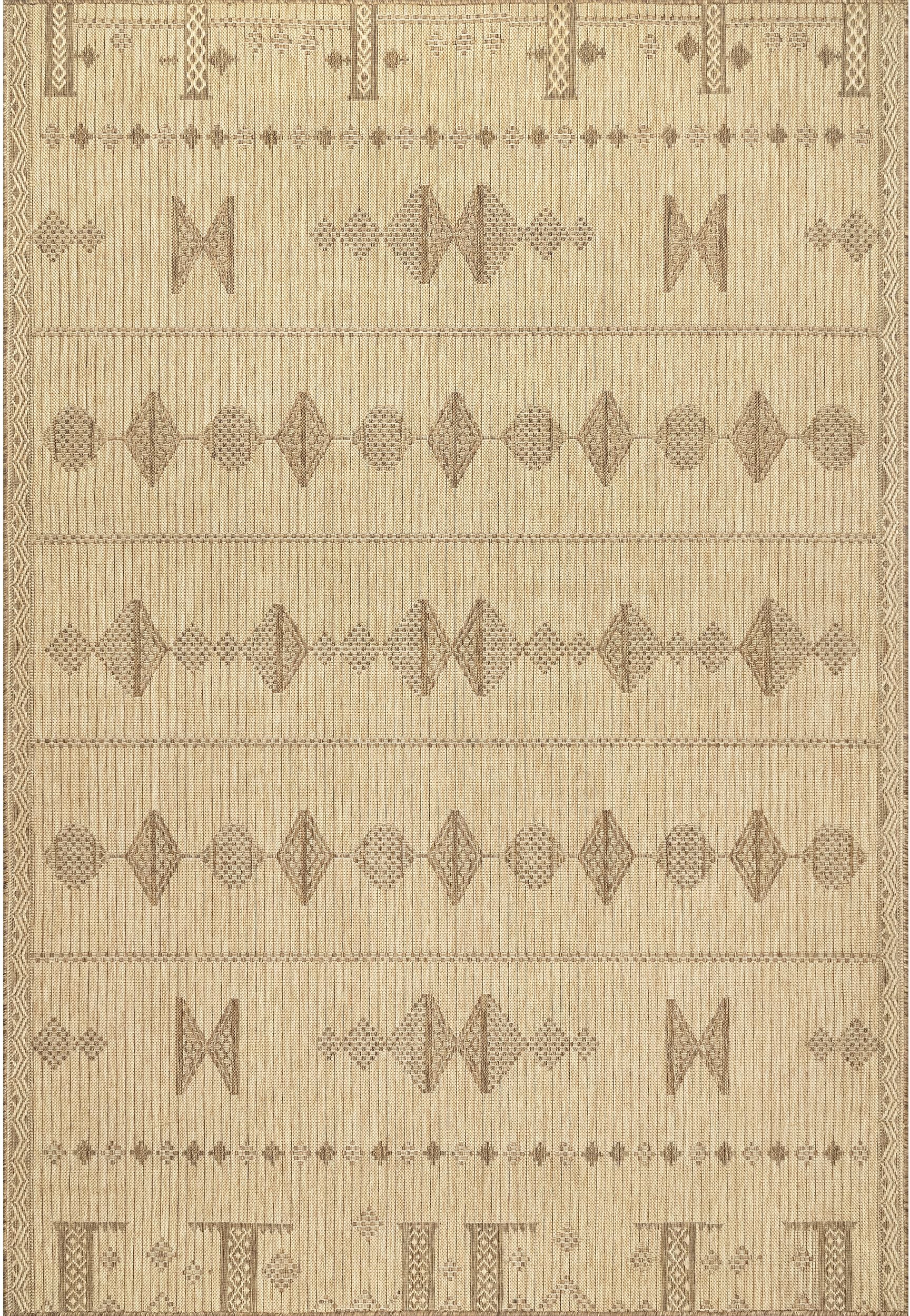 Nuloom Alexandra Aztec Nal1808A Beige Area Rug