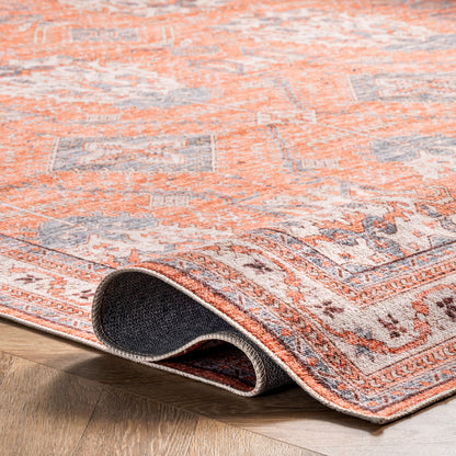 AreaRugs.com Wavaj Nwa1168A Rust Area Rug