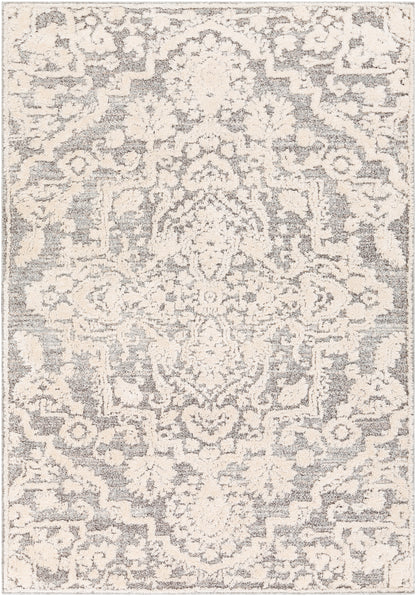 Surya La Maison Lms-2306 Medium Gray, Cream, Charcoal, Wheat Area Rug