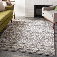 Surya La Maison Lms-2310 Cream, Charcoal, Medium Gray, Wheat Area Rug