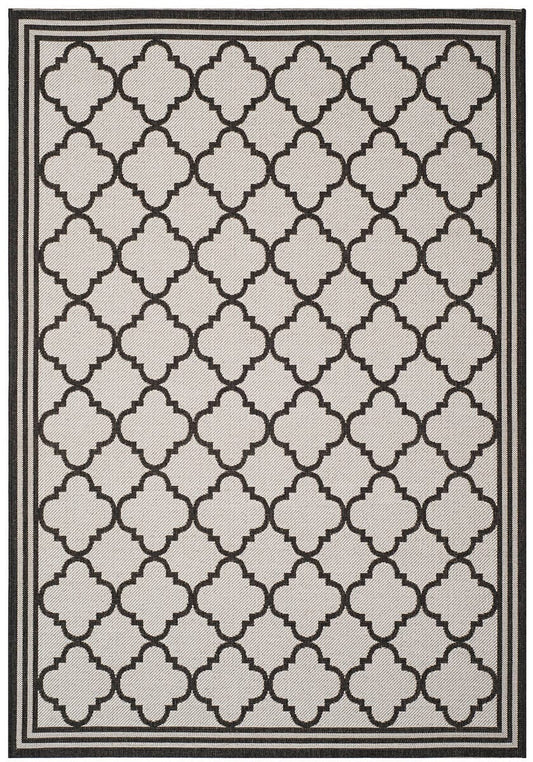 Safavieh Linden Lnd121A Light Grey / Charcoal Geometric Area Rug