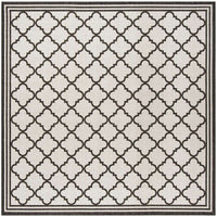 Safavieh Linden Lnd121A Light Grey / Charcoal Geometric Area Rug