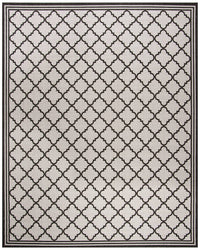 Safavieh Linden Lnd121A Light Grey / Charcoal Geometric Area Rug