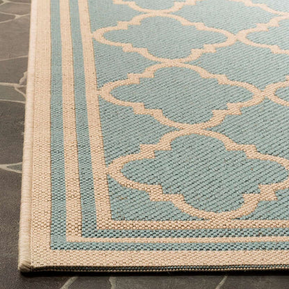 Safavieh Linden Lnd121K Aqua / Cream Geometric Area Rug