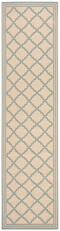 Safavieh Linden Lnd121L Cream / Aqua Geometric Area Rug