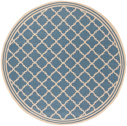 Safavieh Linden Lnd121M Blue / Creme Geometric Area Rug