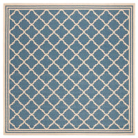 Safavieh Linden Lnd121M Blue / Creme Geometric Area Rug