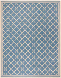 Safavieh Linden Lnd121M Blue / Creme Geometric Area Rug