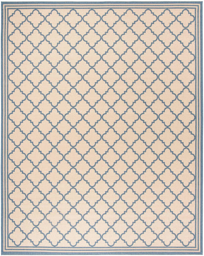 Safavieh Linden Lnd121N Cream / Blue Geometric Area Rug