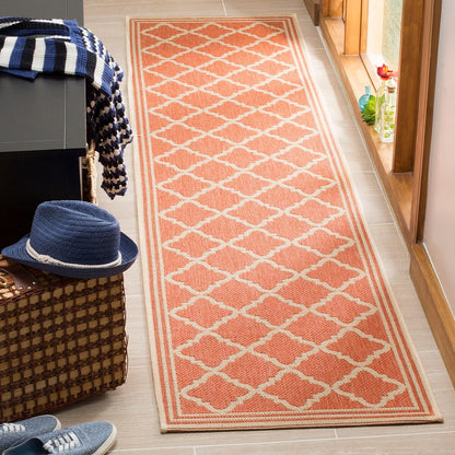 Safavieh Linden Lnd121P Rust / Creme Geometric Area Rug