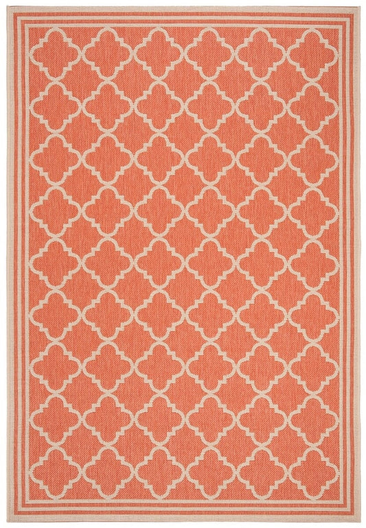 Safavieh Linden Lnd121P Rust / Creme Geometric Area Rug