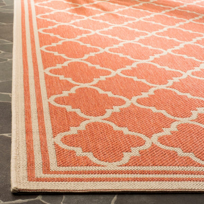 Safavieh Linden Lnd121P Rust / Creme Geometric Area Rug