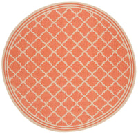 Safavieh Linden Lnd121P Rust / Creme Geometric Area Rug