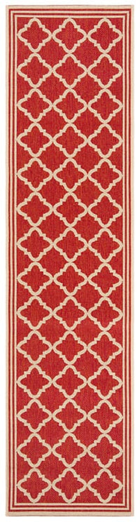 Safavieh Linden Lnd121Q Red / Creme Geometric Area Rug