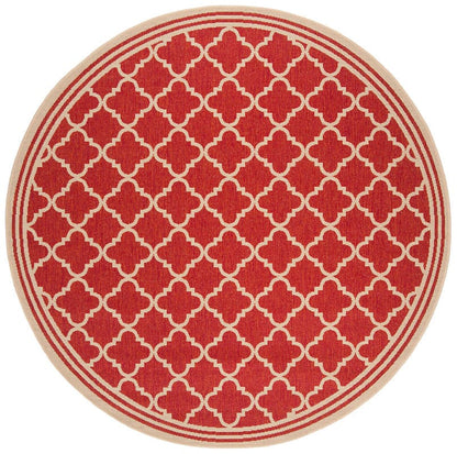 Safavieh Linden Lnd121Q Red / Creme Geometric Area Rug