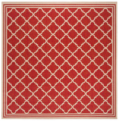 Safavieh Linden Lnd121Q Red / Creme Geometric Area Rug