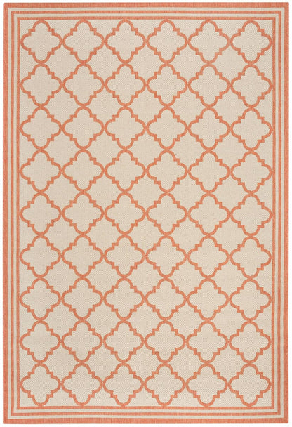 Safavieh Linden Lnd121R Cream / Rust Geometric Area Rug