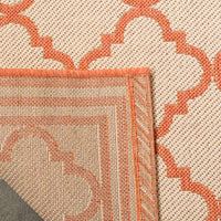 Safavieh Linden Lnd121R Cream / Rust Geometric Area Rug