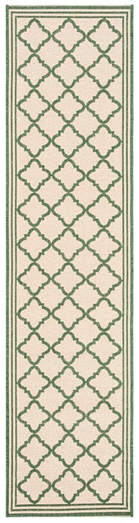 Safavieh Linden Lnd121W Cream / Green Geometric Area Rug