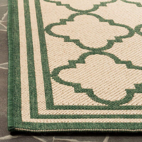 Safavieh Linden Lnd121W Cream / Green Rugs.