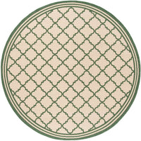 Safavieh Linden Lnd121W Cream / Green Geometric Area Rug