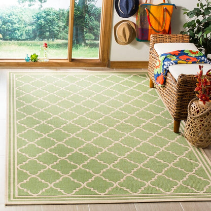 Safavieh Linden Lnd121X Olive / Cream Geometric Area Rug