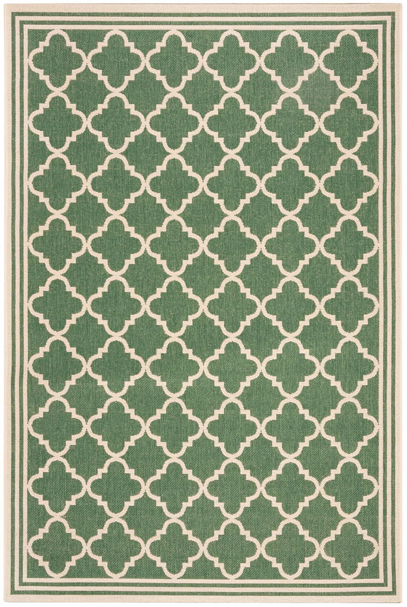 Safavieh Linden Lnd121Y Green / Creme Geometric Area Rug