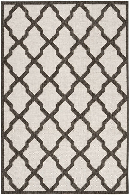 Safavieh Linden Lnd122A Light Grey / Charcoal Geometric Area Rug