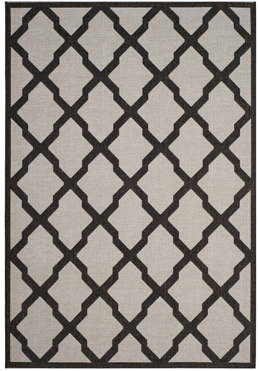 Safavieh Linden Lnd122A Light Grey / Charcoal Geometric Area Rug