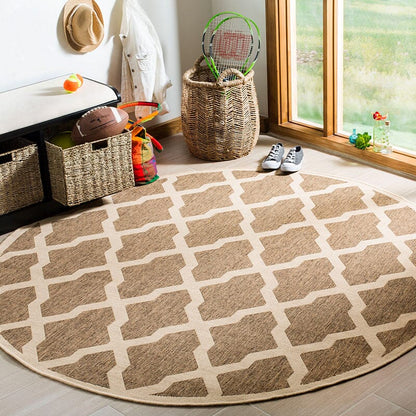 Safavieh Linden Lnd122D Beige / Cream Geometric Area Rug