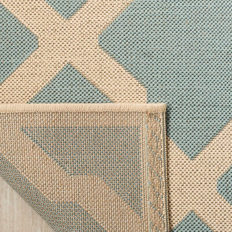 Safavieh Linden Lnd122K Aqua / Cream Rugs.