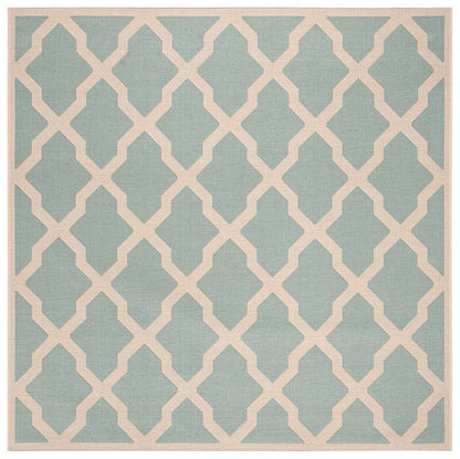 Safavieh Linden Lnd122K Aqua / Cream Geometric Area Rug