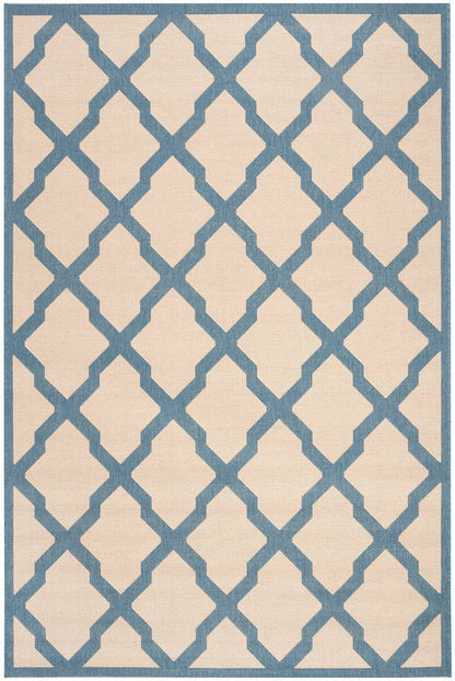 Safavieh Linden Lnd122N Cream / Blue Geometric Area Rug