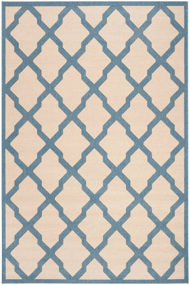 Safavieh Linden Lnd122N Cream / Blue Rugs.