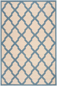 Safavieh Linden Lnd122N Cream / Blue Geometric Area Rug