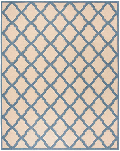 Safavieh Linden Lnd122N Cream / Blue Geometric Area Rug