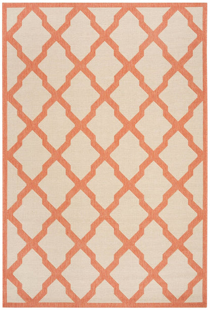 Safavieh Linden Lnd122R Cream / Rust Geometric Area Rug