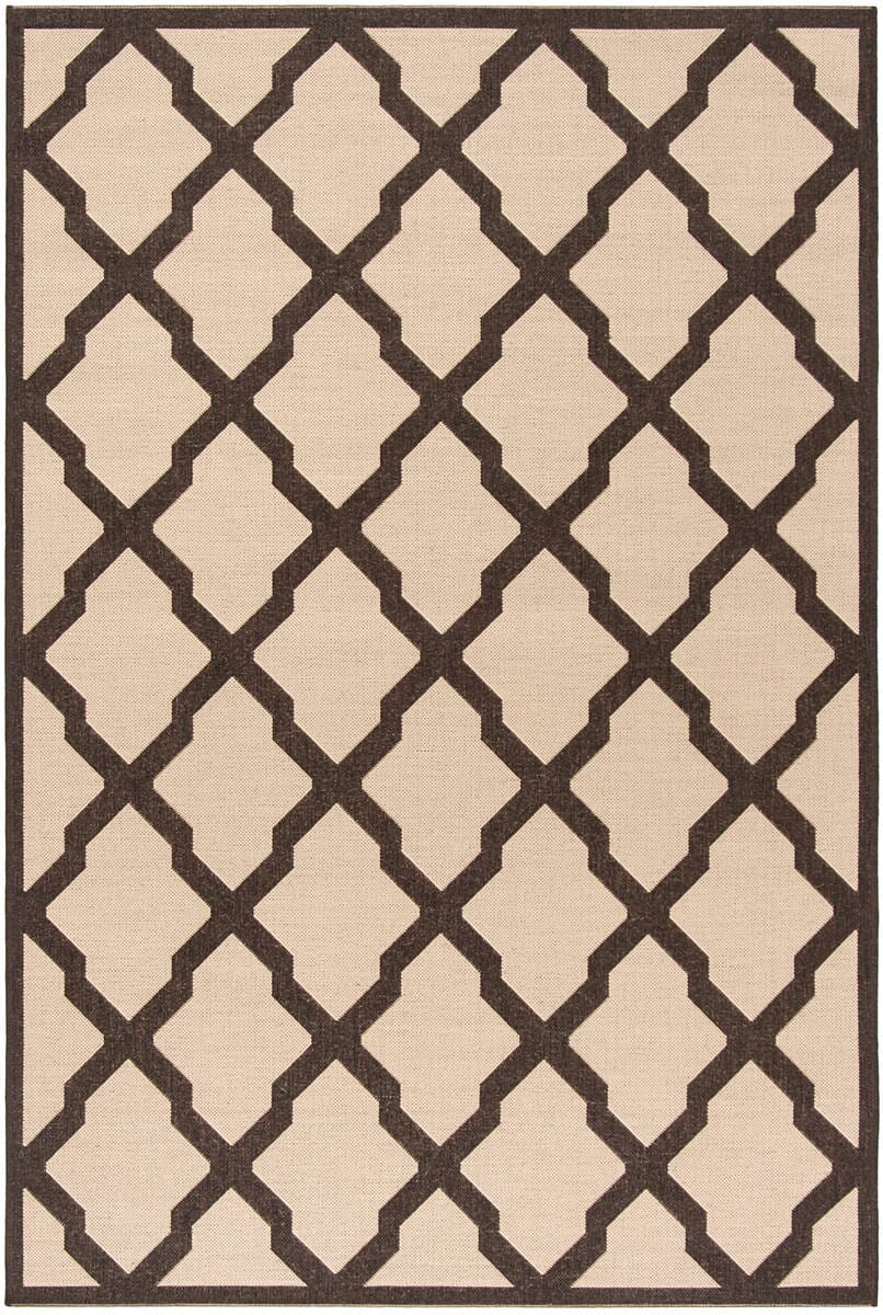 Safavieh Linden Lnd122U Creme / Brown Geometric Area Rug