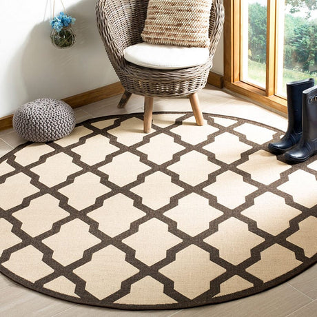 Safavieh Linden Lnd122U Creme / Brown Rugs.