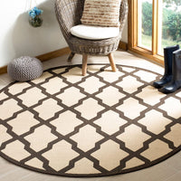 Safavieh Linden Lnd122U Creme / Brown Geometric Area Rug