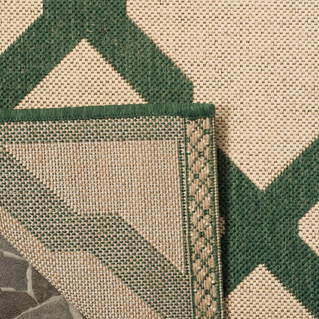 Safavieh Linden Lnd122W Cream / Green Rugs.