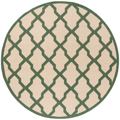 Safavieh Linden Lnd122W Cream / Green Geometric Area Rug