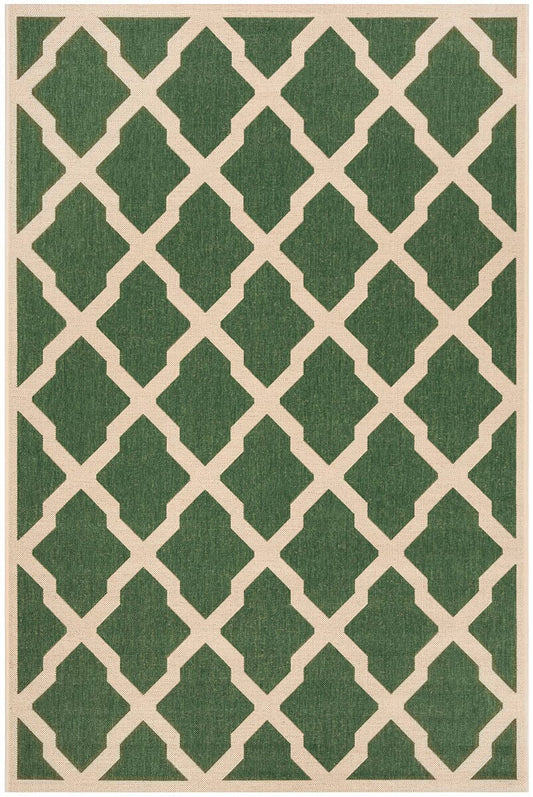 Safavieh Linden Lnd122Y Green / Creme Geometric Area Rug