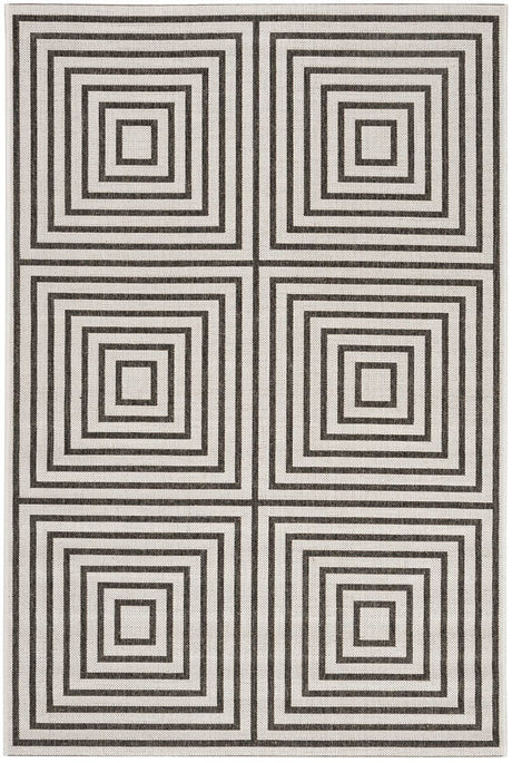 Safavieh Linden Lnd123A Light Grey / Charcoal Rugs.