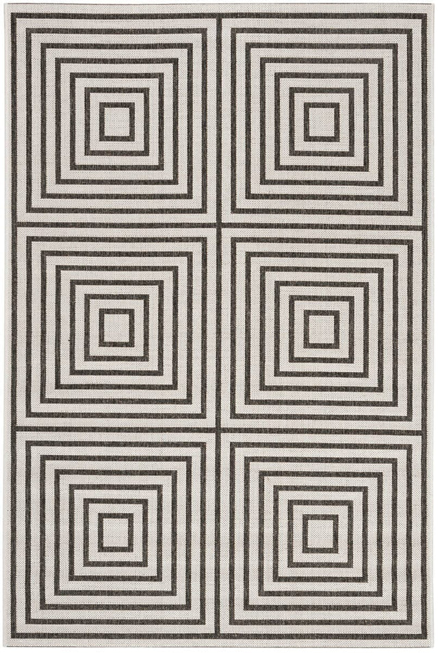 Safavieh Linden Lnd123A Light Grey / Charcoal Rugs.